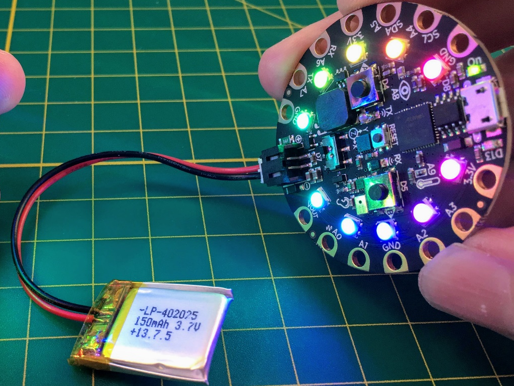 CANCELLED: SAC-100: Party Badge Wearable with the Circuit Playground Express